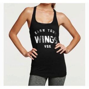 Victoria's Secret Sport Earn Your Wings Racerback Tank Top Size Small